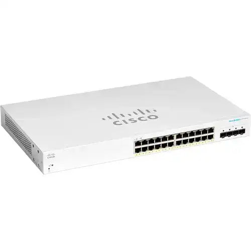 Cisco CBS220-24P-4G 24-Port Gigabit PoE+ Compliant Managed Network Switch with SFP Networking Cisco
