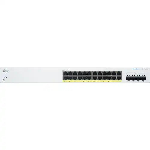 Cisco CBS220-24P-4X 24-Port Gigabit PoE+ Compliant Managed Network Switch with SFP+ Networking Cisco