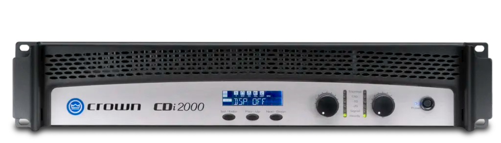Crown NCDI2000 Contractor install amplifier Audio Amplifiers Crown