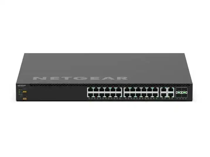 Netgear M4350-24M4X4V 24x2.5G, 4x10G/Multi-gig PoE++ Fully Managed Switch (TAA Compliant) - MSM4332-TAANES Networking Netgear