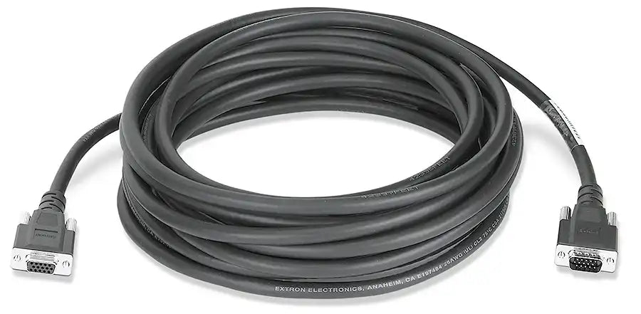 Extron MF VGAM-CONC Male to Female VGA Cable with Conduit Connector 3' (90 cm) Audio & Video Cables Extron