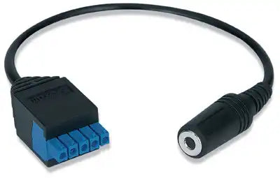 Extron CSM 6 Captive Screw to Female 3.5 mm Mini Stereo Jack Adapter 6" (15 cm) Audio & Video Cables Extron