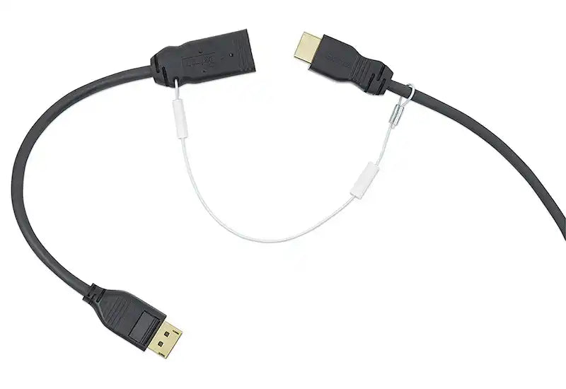 Extron DPM-HDF/0.5 4K PLUS DisplayPort Male to HDMI Female Active Adapter Cable - 6" Audio & Video Cables Extron