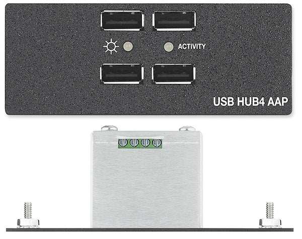 Extron USB Hub 4 AAP - 4-Port USB 2.0 Hub Architectural Adapter Plate mount boxes Extron