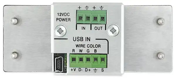 Extron USB Hub 4 AAP - 4-Port USB 2.0 Hub Architectural Adapter Plate mount boxes Extron