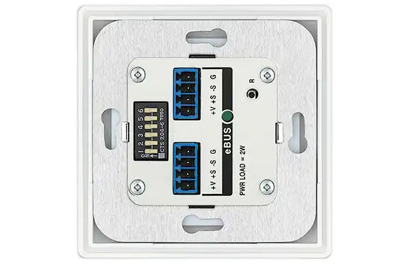 Extron EBP 106 EU eBUS Button Panel Flex55 and EU, Black and White, 6 Button mount boxes Extron