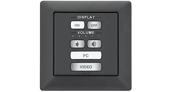 Extron EBP 106 EU eBUS Button Panel Flex55 and EU, Black and White, 6 Button mount boxes Extron