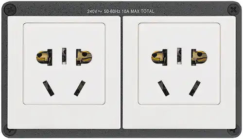 Extron Cable Cubby Power Module (2) Brazil Outlets Power Extron