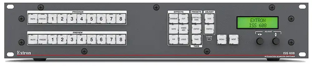Extron ISS 608 Seamless Switcher Audio and Video Switches Extron
