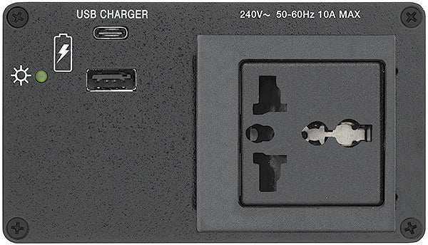 Extron AC+USB 300 Series Power Module MULTI 1AC, 1USBC, & 1USBA Outlets Power Outlets & Sockets Extron