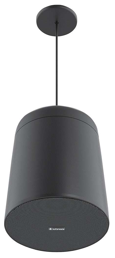 Extron SF 28PT 8" Pendant Speaker with 70/100 V Transformer Black (Pair) Speakers Extron