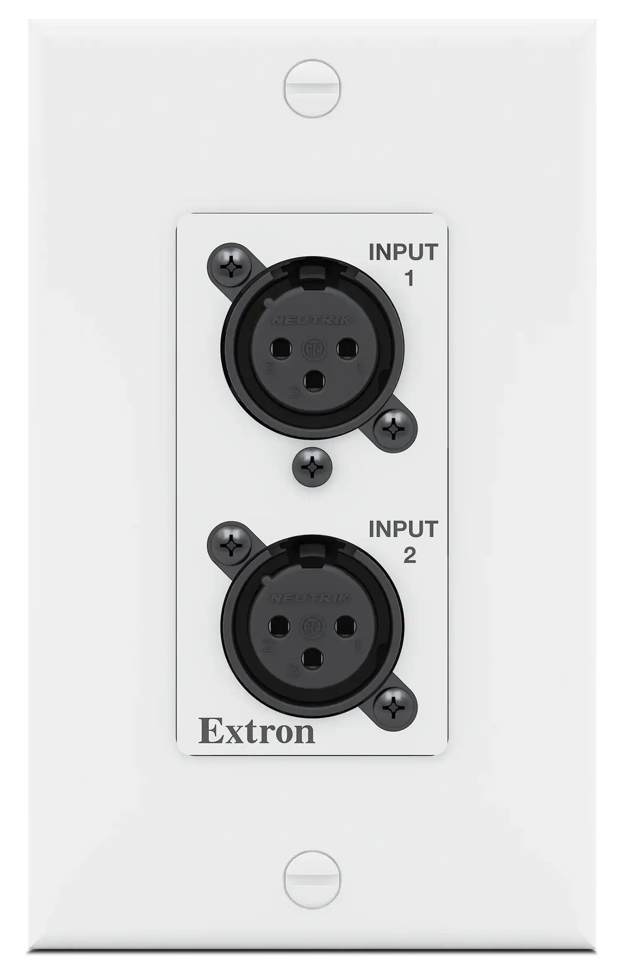 Extron AXI 22 AT D Plus Dual-Channel Analog Audio Interface with Transformer Isolation AXI 22 AT D Plus & WPD 102 XLRM Kit - Black Audio Signal Processing Extron