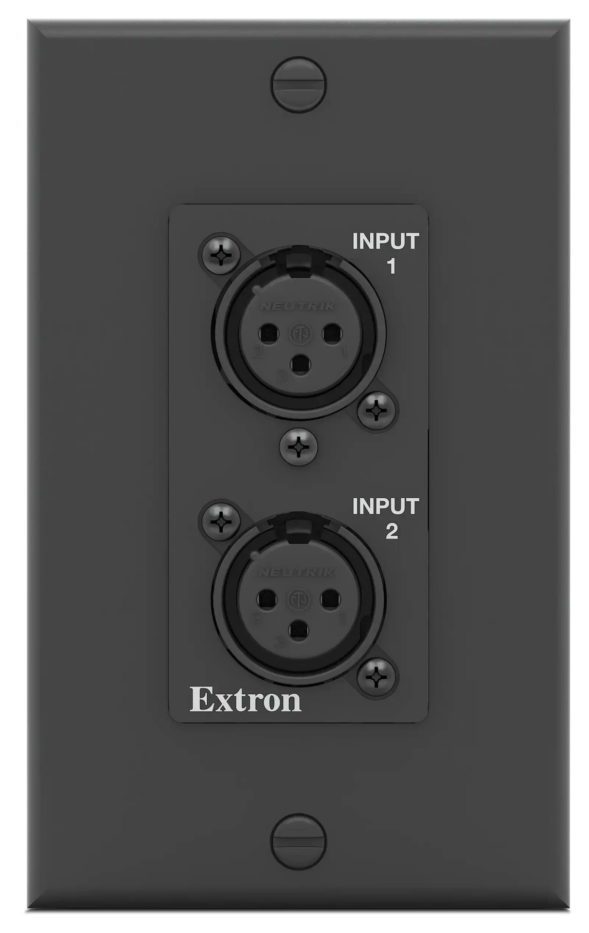 Extron AXI 22 AT D Plus Dual-Channel Analog Audio Interface with Transformer Isolation AXI 22 AT D Plus & WPD 102 XLRM Kit - Black Audio Signal Processing Extron