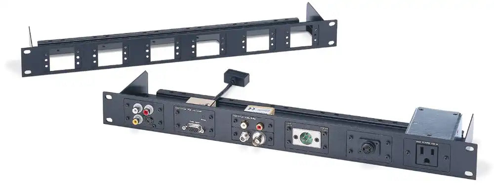 Extron CPM 112R Black Cable Pass-Through Plate with Retractor Opening mount boxes Extron