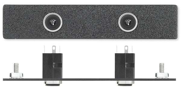 Extron AAP 2MJSC - Architectural Adapter Plate with Dual HDMI and Stereo Mini-Jack Audio & Video Cables Extron