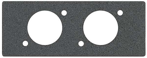 Extron AAPBPTNO Blank Plate with Two Neutrik Openings Black mount boxes Extron