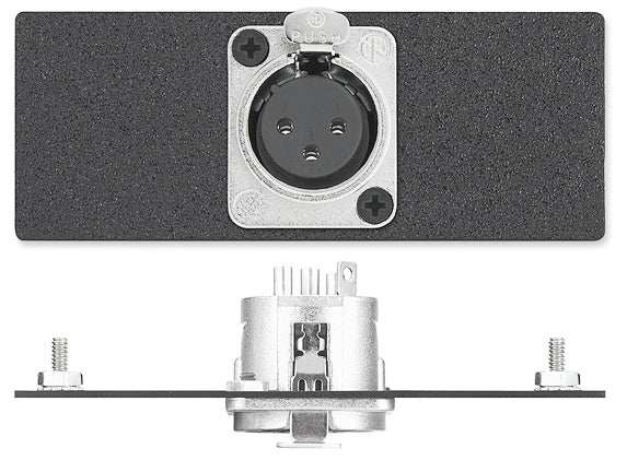 Extron AAP1XLR One XLR 3-pin Female to Solder Cup - Neutrik AAP Module White Audio & Video Cables Extron