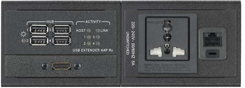 Extron TMK 120 AAP Mounting Bracket, up to 2 AAP - Black mount boxes Extron