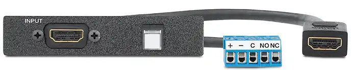 Extron AAP HDMI F/F + 10-Pin Captive Screw Plate Black Audio & Video Cables Extron