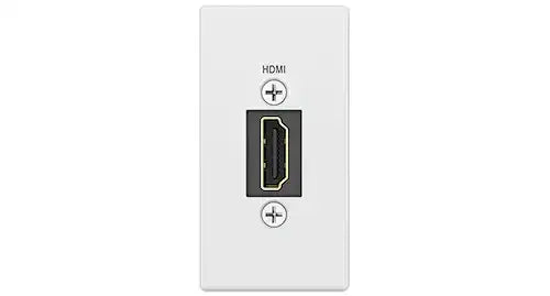 Extron HDMI F2F P Pass-Through Plate Black Audio & Video Cables Extron