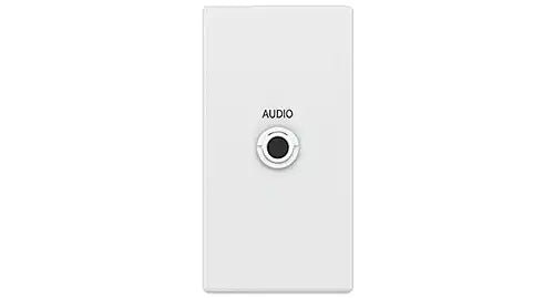 Extron Stereo Mini-Jack Cap Flex55 Plate White mount boxes Extron