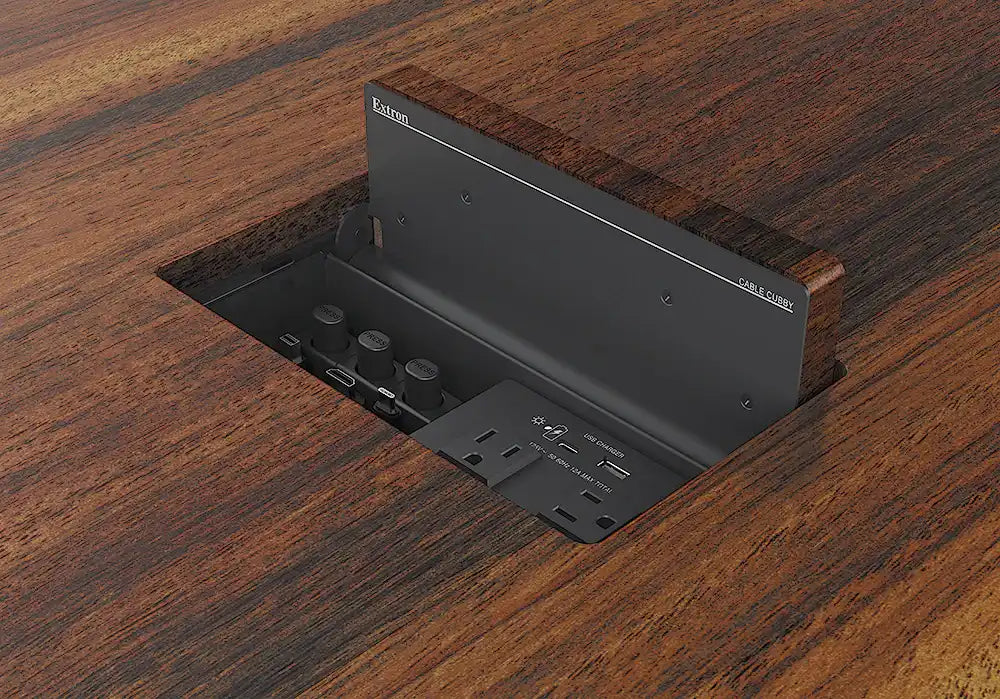 Extron Cable Cubby 1252 MS Matching-Surface Enclosure Matching Surface Enclosure; Black- AC Not Included (Copy) mount boxes Extron