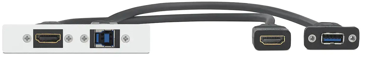 Extron 1HDMIF1USBA3FP HDMI & USB-A 3.2 Pigtail AAP Module Black Audio & Video Cables Extron