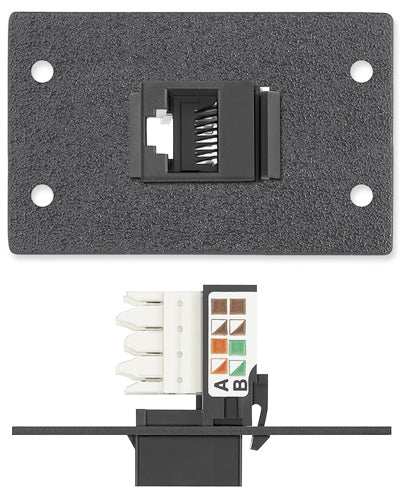 Extron IN9359D One RJ-45 Female to Punch Down - CAT 6 MAAP Mini Module Black Audio & Video Cables Extron