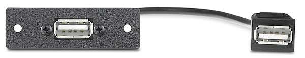 Extron MAAP1USBAF1USBAF10 Dual USB-A Female to Female Pass-Through MAAP Module Black Audio & Video Cables Extron