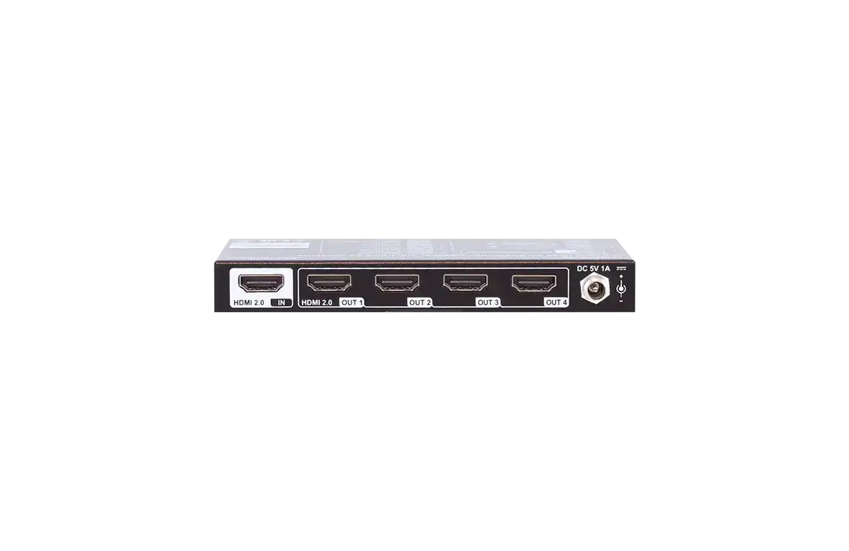 LightWare DA4-HDMI20-C 1 input 4 output HDMI 2.0 distribution amplifier with EDID Management and Pixel Accurate Reclocking Video Transmitters LightWare