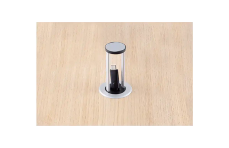 LightWare C-PopUp-10RN Built-in USB-C cable management tool for desks with retraction support Racks LightWare