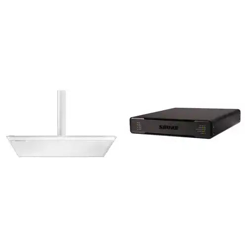 Shure MXA920W-S+P300-V Ceiling Microphone and Processor Bundle Microphones Shure