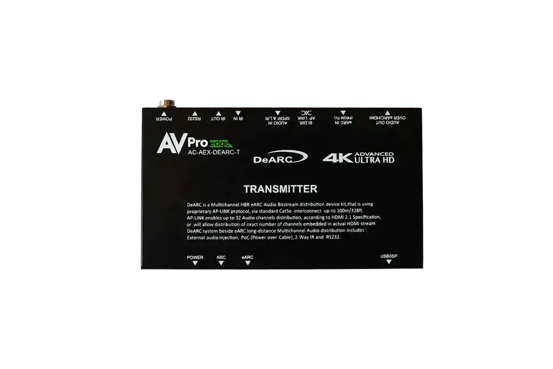 AVPro Edge Point to Point audio extender using eARC over a single category cable Video Transmitters AVPro Edge