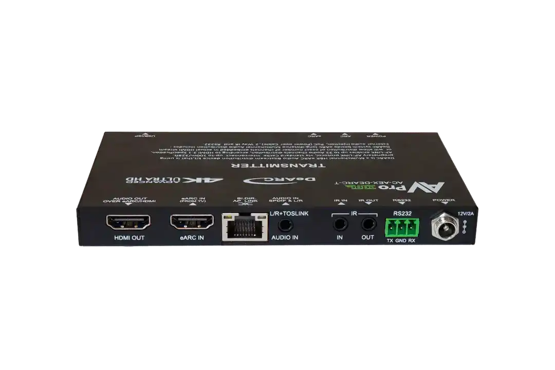 AVPro Edge Point to Point audio extender using eARC over a single category cable Video Transmitters AVPro Edge