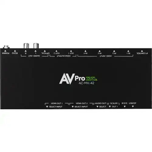 AVPro Edge x2 HDMI Outputs with MCS - 18Gbps 4K60 4:4:4 (2CH Audio Only) Video Transmitters AVPro Edge