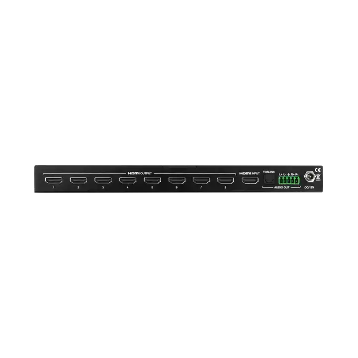 AVPro Edge 48Gbps HDMI scaling distribution amplifier with one input, and eight outputs Video Transmitters AVPro Edge