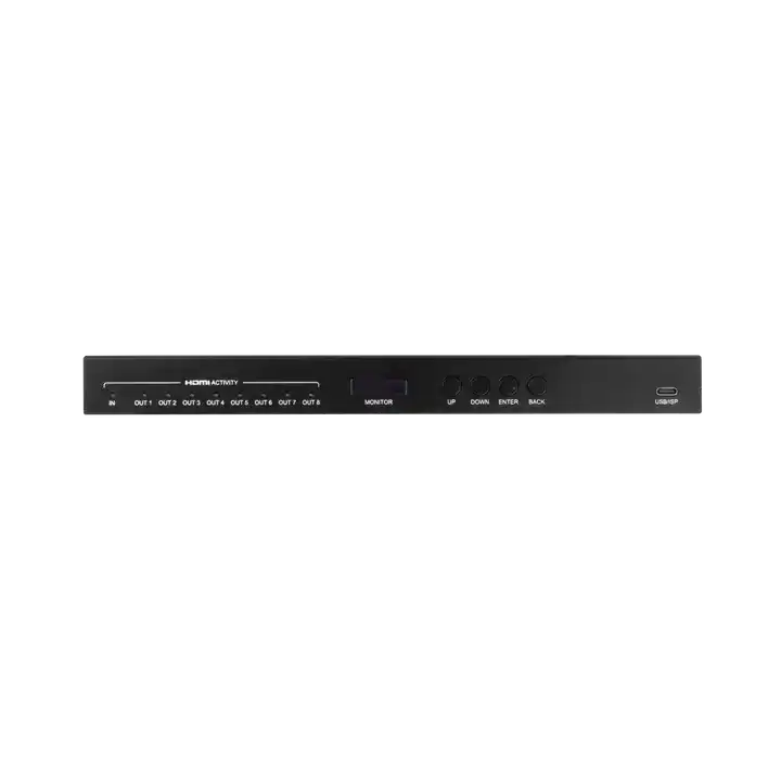 AVPro Edge 48Gbps HDMI scaling distribution amplifier with one input, and eight outputs Video Transmitters AVPro Edge