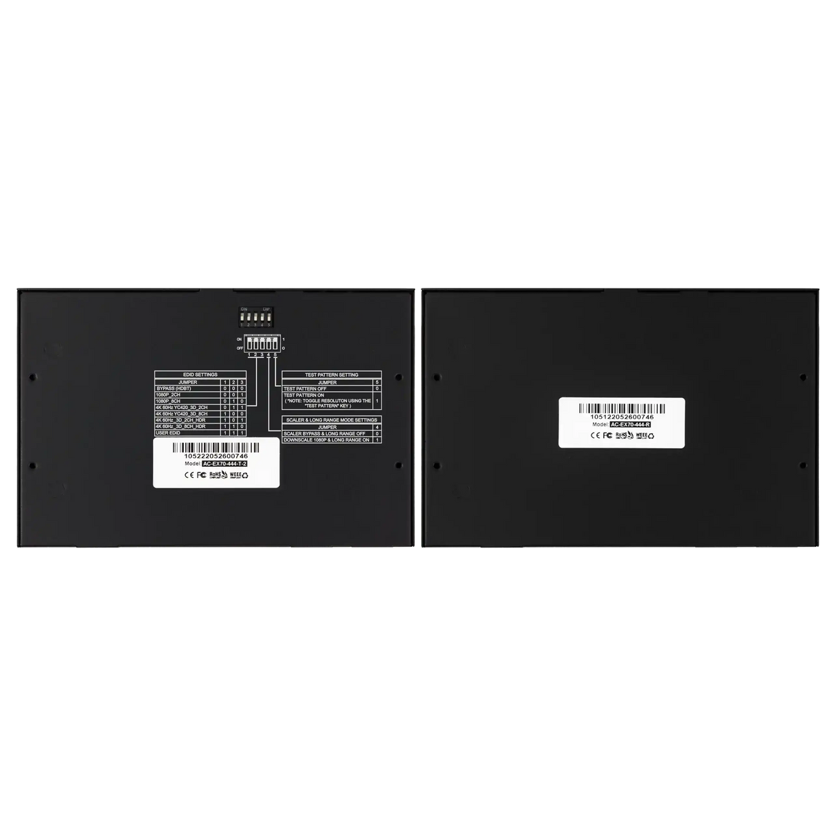 AVPro Edge HDBaseT (CAT6) Extender Kit. ICT 18G, 70m 4K (100m HD) Video Transmitters AVPro Edge