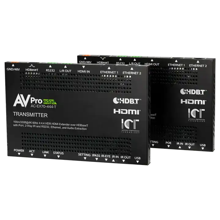 70M 18Gbps HDBaseT Extender Kit Video Transmitters AVPro Edge