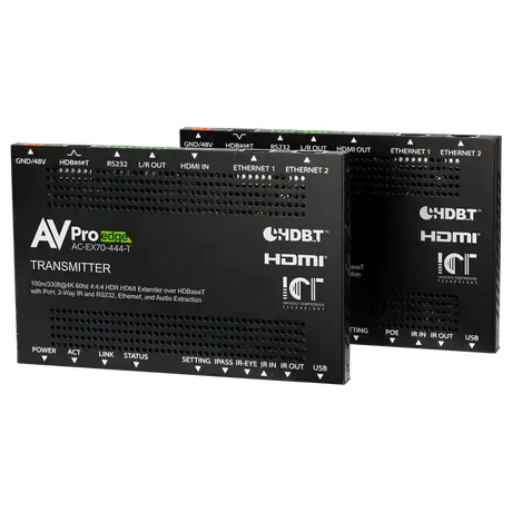 70M 18Gbps HDBaseT Extender Kit Video Transmitters AVPro Edge