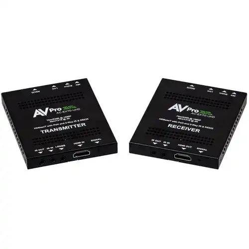 AVPro Edge HDBaseT (CAT6) Transmitter ONLY. ICT 18G, 70m 4K (100m HD) Slim TX with I-Pass, Bi-Directional Power, RS232, IR - ICT for full HDR/HDMI Pass-Through. Full HDR, 4K60 4:4:4. Video Transmitters AVPro Edge