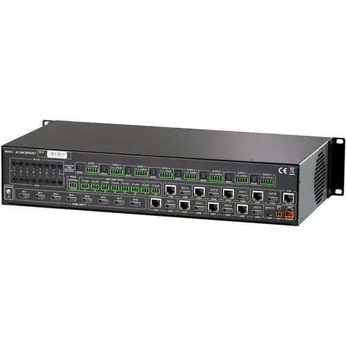 AVPro Edge 18Gbps HDMI 8x8 Matrix w/ Dual Audio Deembedding/Matrix with built in scalers and audio delay (Full HDR, 4K60 4:4:4); Updated EDID management and Audio Features Video Transmitters AVPro Edge