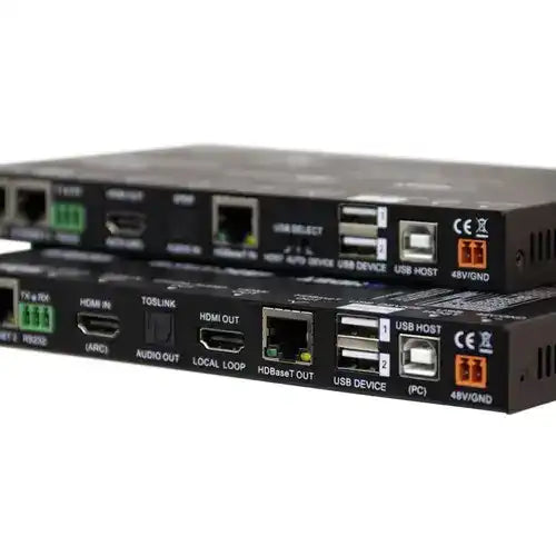 AVPro Edge Rack mounting system for Transceiver and Control Box--includes (2) two blanks Video Transmitters AVPro Edge