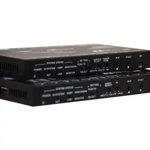 AVPro Edge Rack mounting system for Transceiver and Control Box--includes (2) two blanks Video Transmitters AVPro Edge