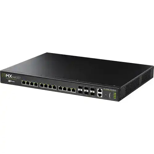 AVPro Edge 12X 10G Copper (PoE++) Stackable Managed Switch with Six 10G/25G SFP28 Video Transmitters AVPro Edge