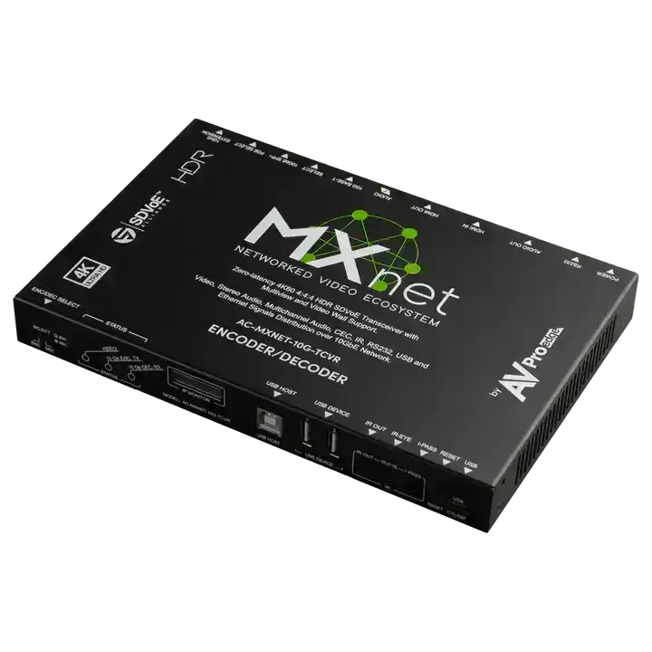 AVPro Edge 10G SDVOE 4K HDMI AV-over-IP PoE Transceiver w/ downmixing (Encoder/Decoder) Video Transmitters AVPro Edge