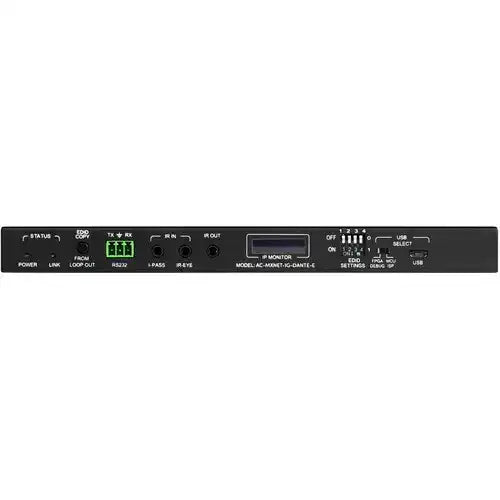 AVPro Edge Encoder; HDMI, HDMI Loop, USB, IR, RS232, Fiber & RJ45, with DANTE Encoder--Not Compatible with V2 Systems Video Transmitters AVPro Edge