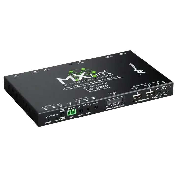 AVPro Edge MXNet 1G Evolution II Decoder Video Transmitters AVPro Edge