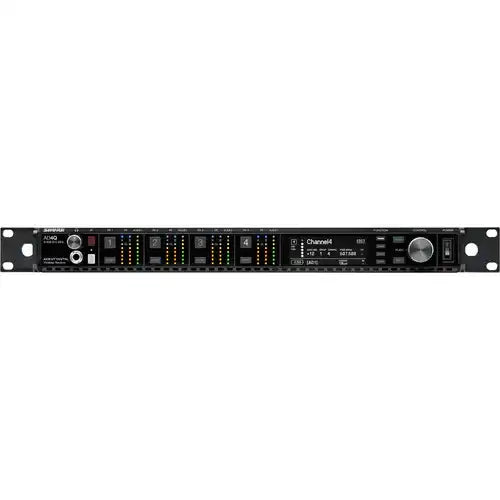 Shure AD4Q-US Axient Digital Four-Channel Wireless Receiver — 470–636 MHz Microphones Shure