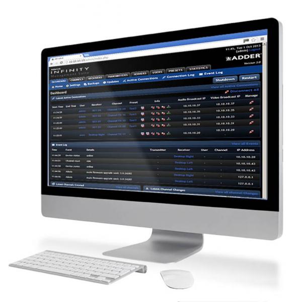 Adder Infinity AIM Software License for Primary & Failover Units - Unlimited Endpoints AIMLIC-UNL-BCK